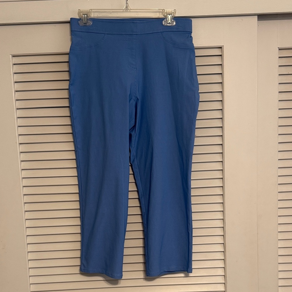 Basic Editions Blue Ankle Pants